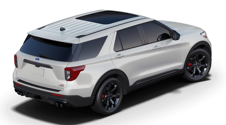 21 Ford Explorer St Star White 3 0l Ecoboost V6 Engine With Auto Start Stop Technology Cabot Ford Lincoln